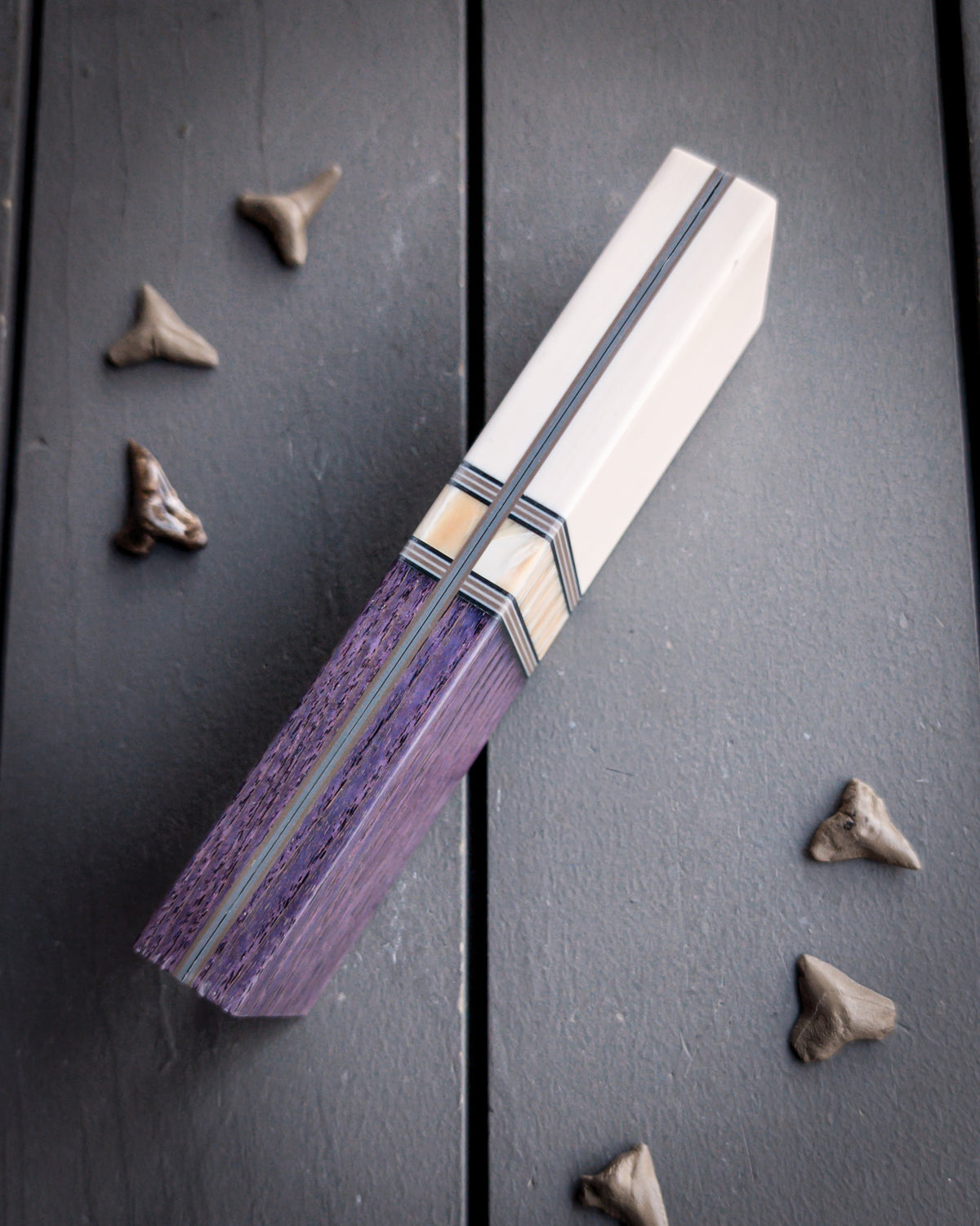 Mammoth Skittles (Purple) - Segmented Knife Scales