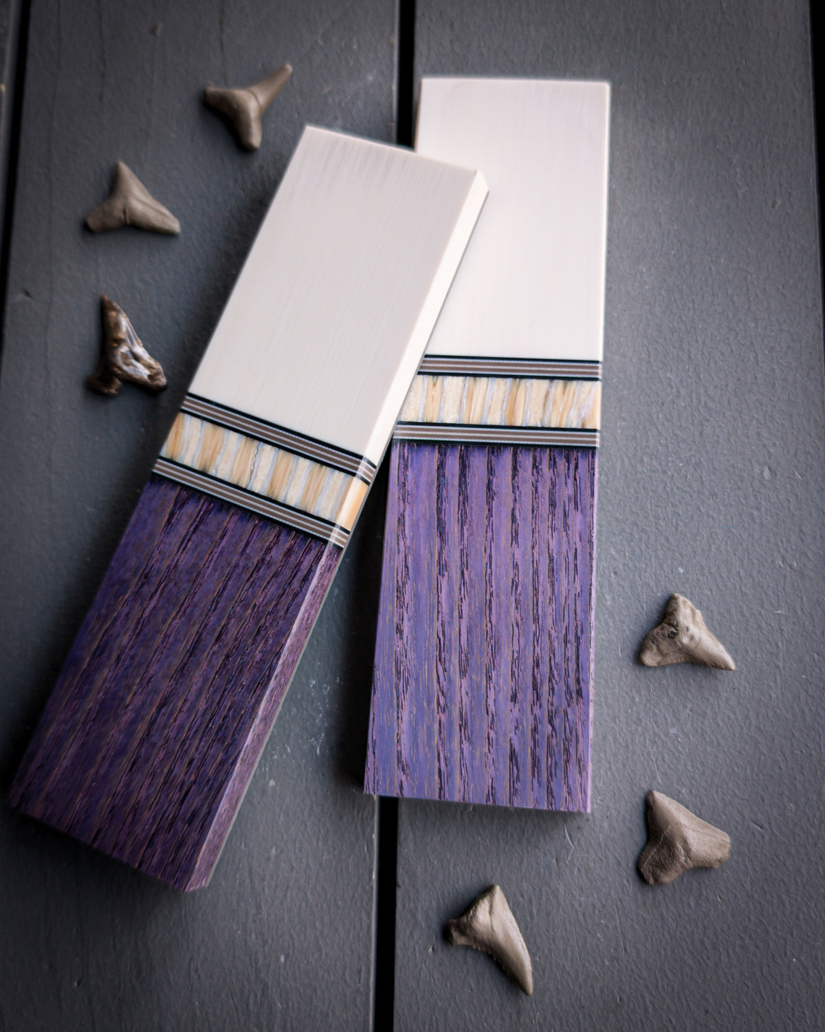 Mammoth Skittles (Purple) - Segmented Knife Scales