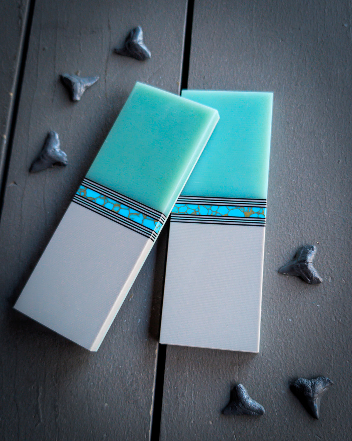 Minty Fresh 1 - Segmented Knife Scales