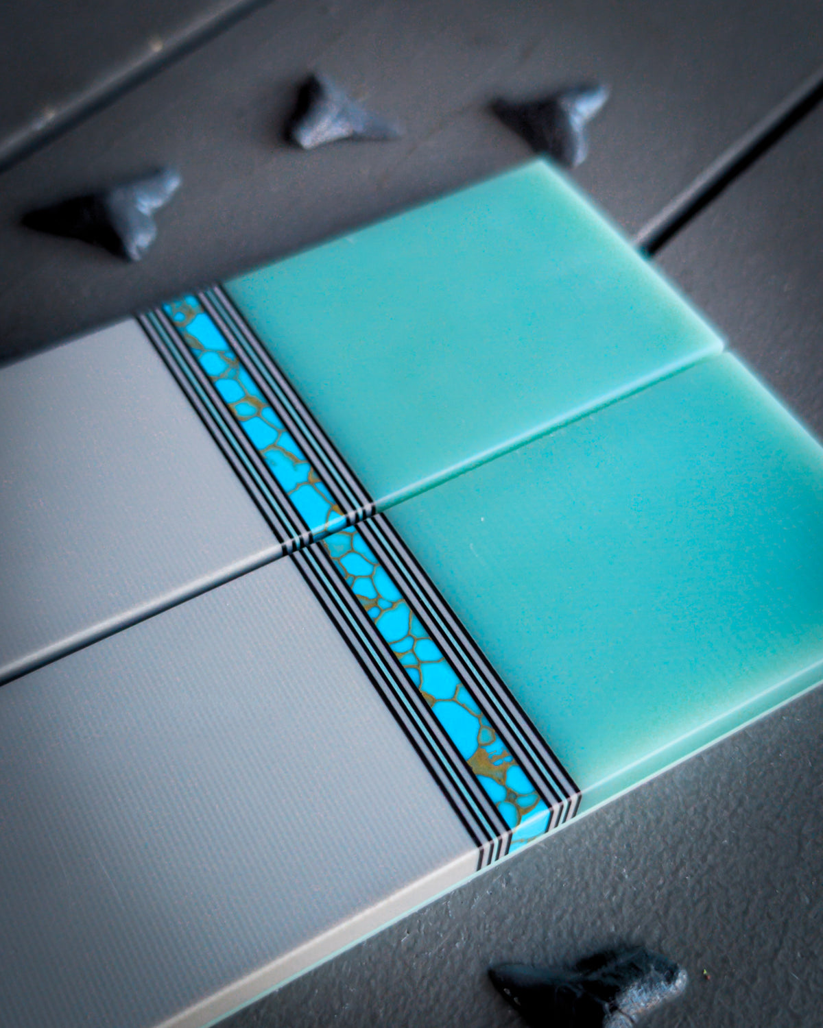 Minty Fresh 1 - Segmented Knife Scales