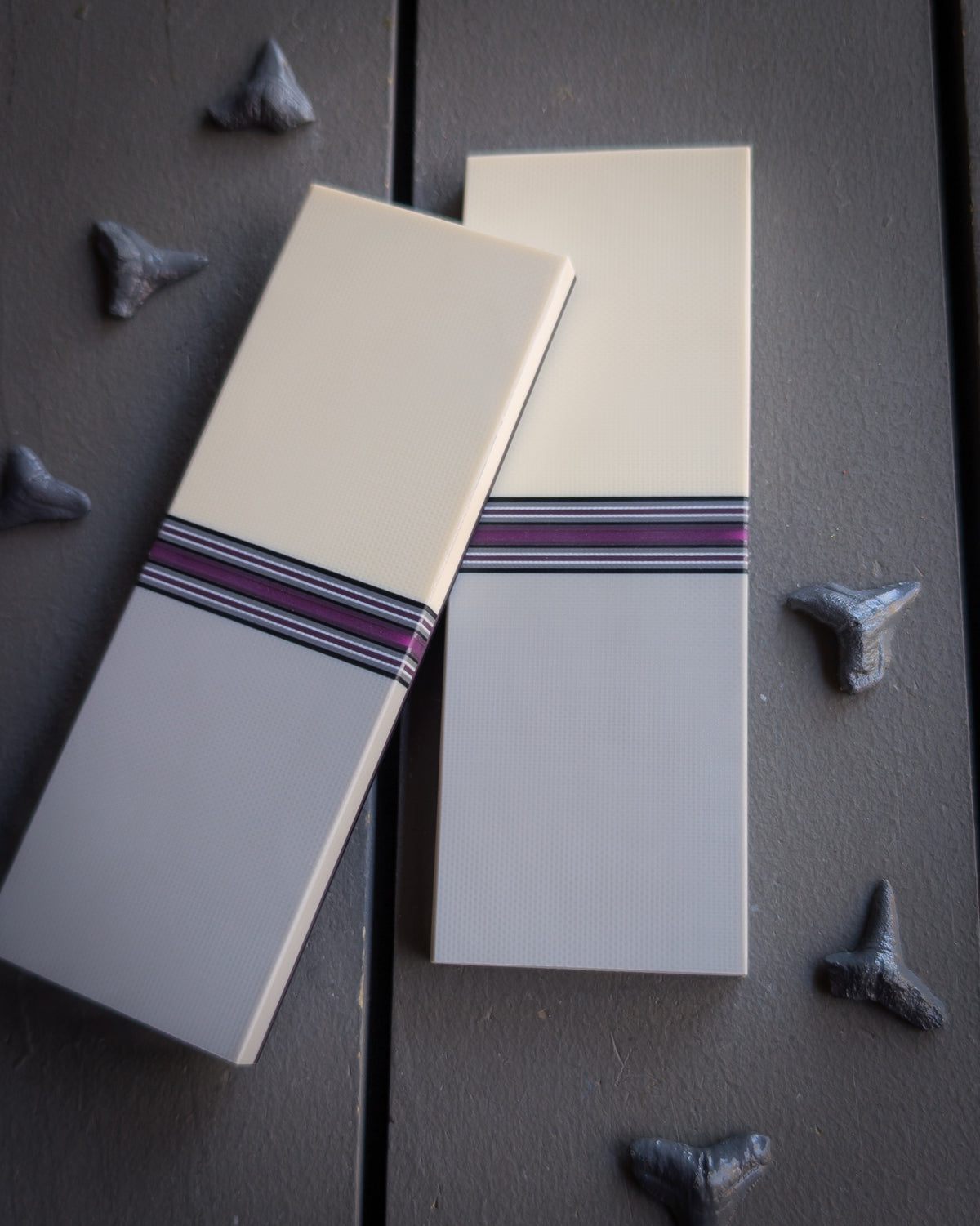 Summer Linens (Purple) - Segmented Knife Scales