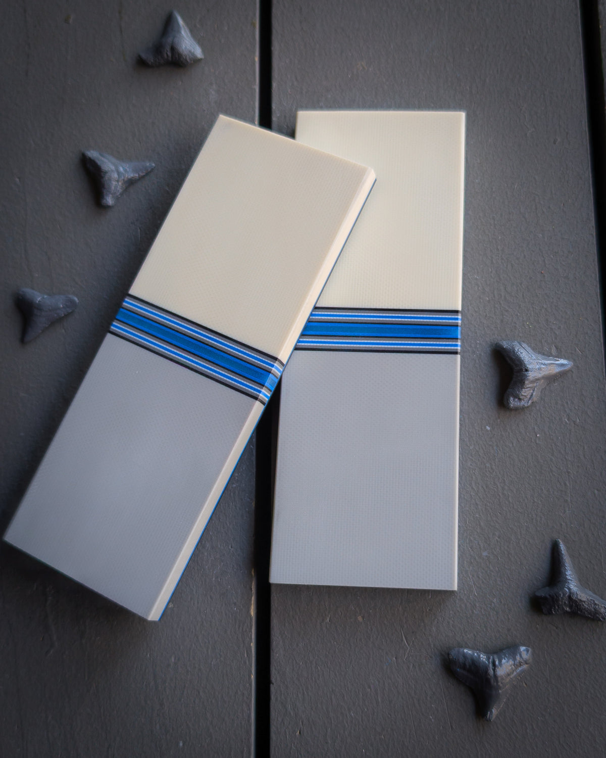 Summer Linens (Blue) - Segmented Knife Scales