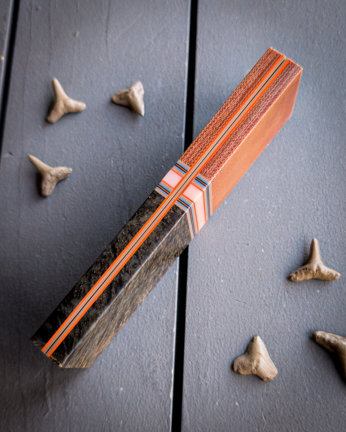 The Orange Portal - Combo Knife Scales