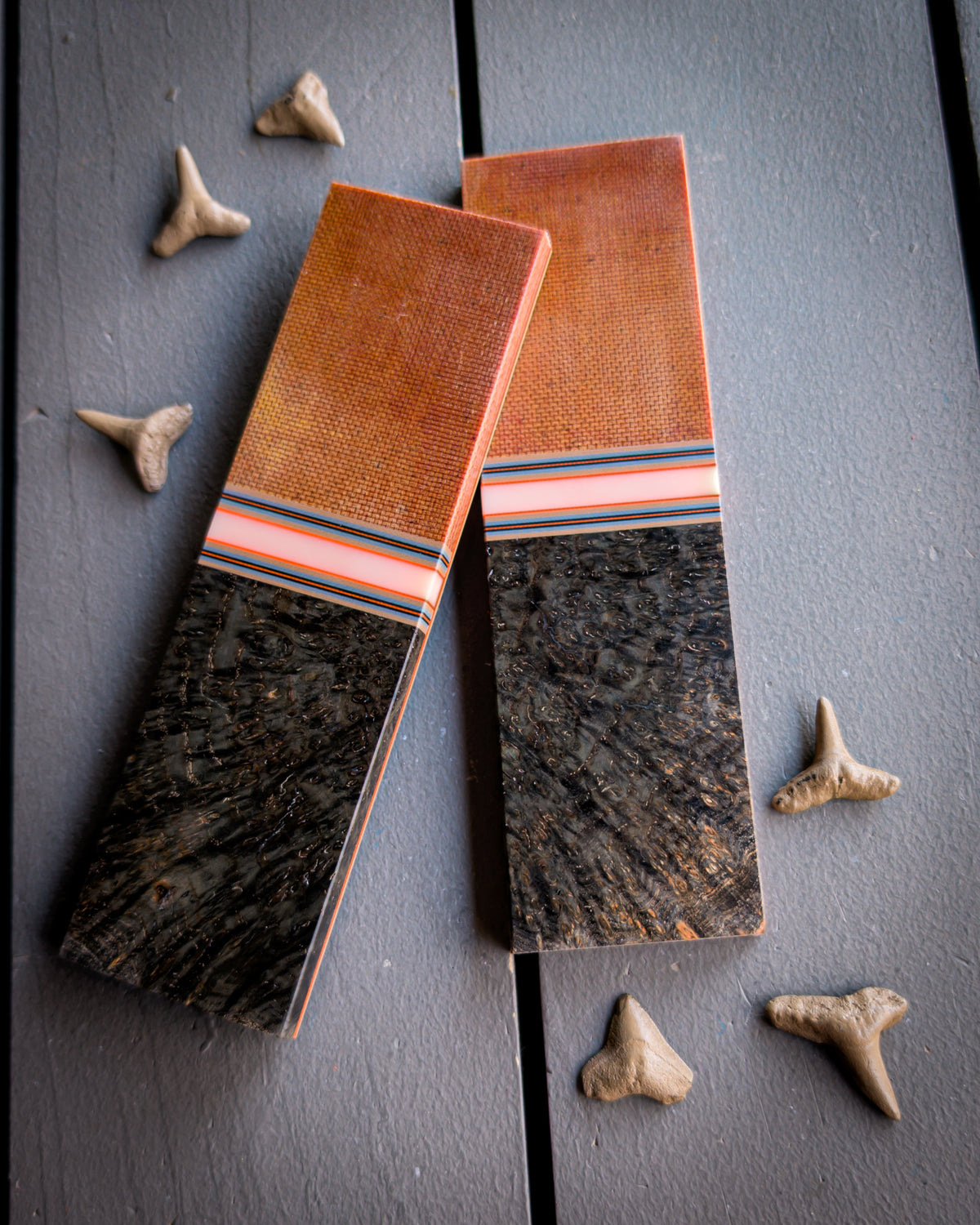 The Orange Portal - Combo Knife Scales