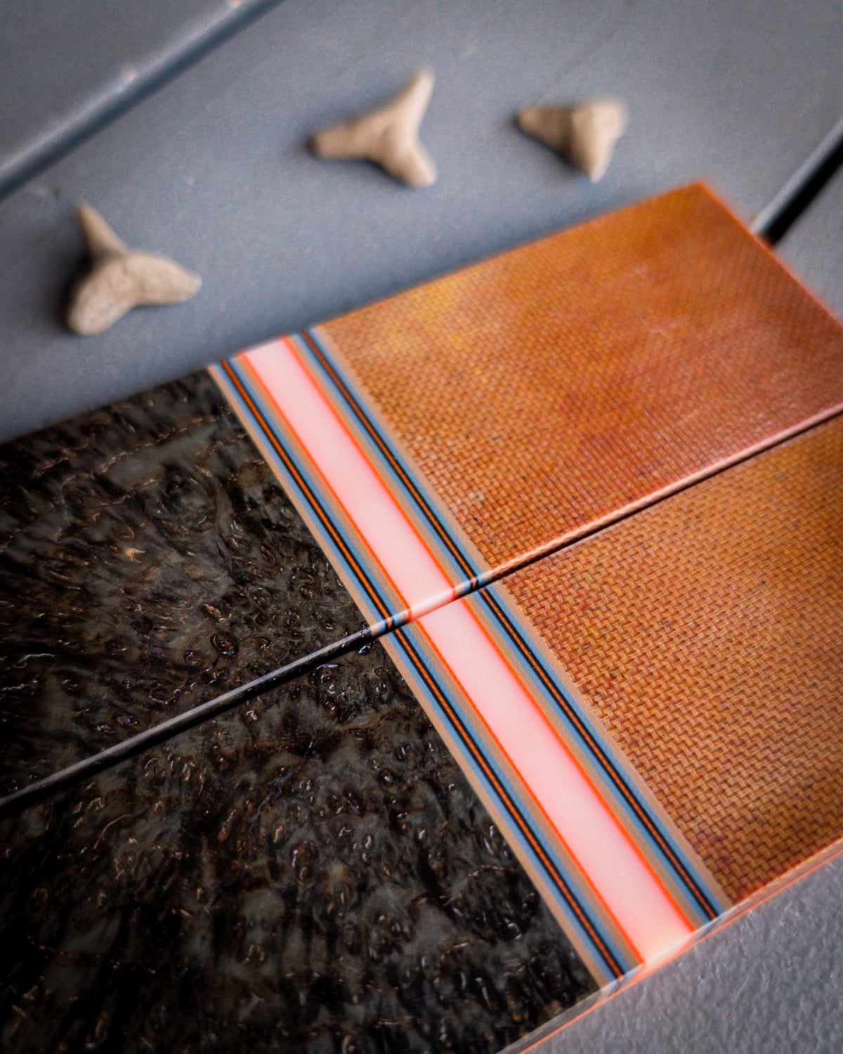 The Orange Portal - Combo Knife Scales