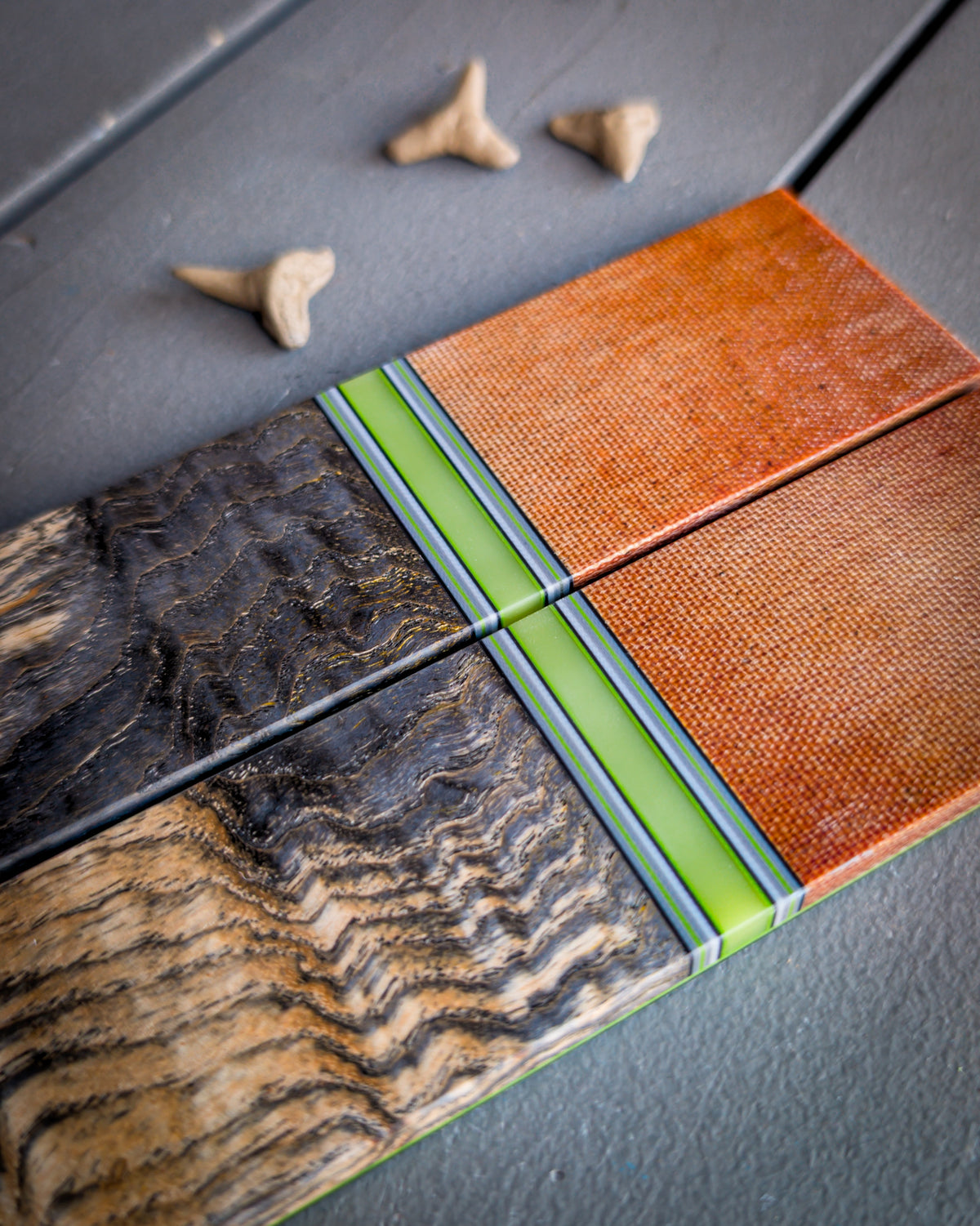 The Green Portal - Combo Knife Scales