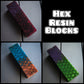 Hex Resin Blocks