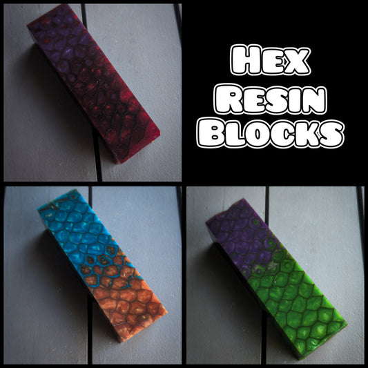 Hex Resin Blocks